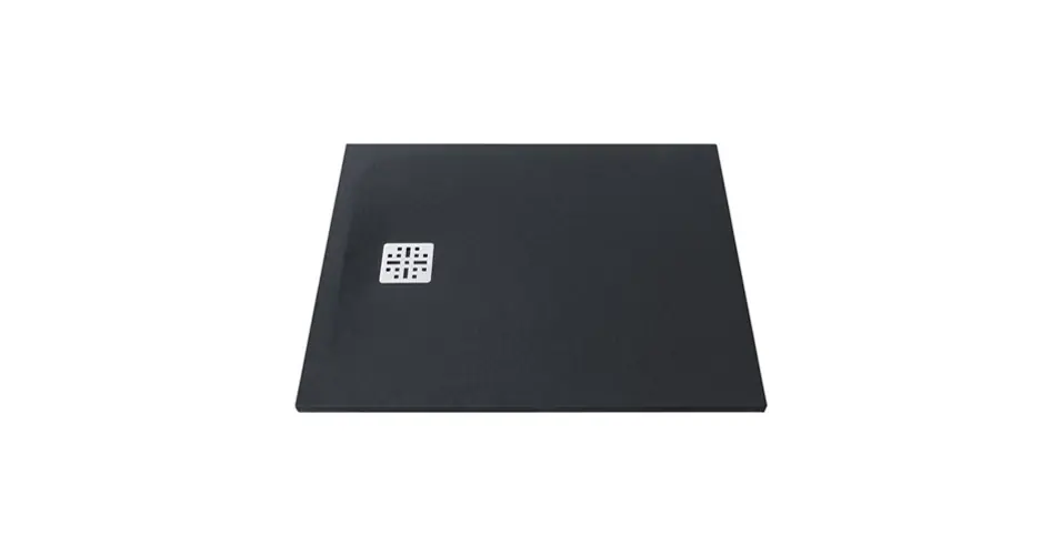 Exkluzív ajánlat MARMY Dolomite zuhanytálca - 80×100 matt fekete (cavalli black)